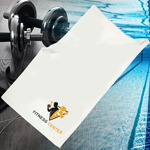24" X 42" Velour Fitness Towel w/ Custom Imprint Beach Towel