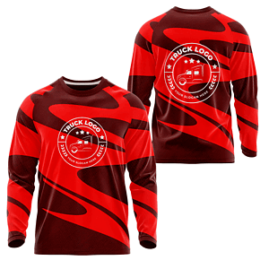 Unisex 150 GSM Poly Interlock Performance Long Sleeve Sublimation T-shirt