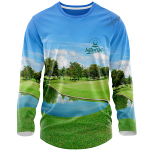 Men's 160 GSM  Birdseye mesh Sublimation Long Sleeve T-shirt