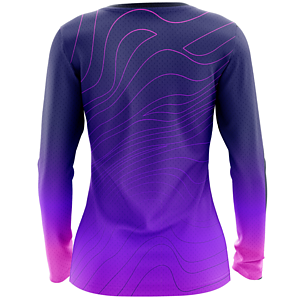 Women's 160 GSM Birdseye mesh Sublimation Long Sleeve T-shirt