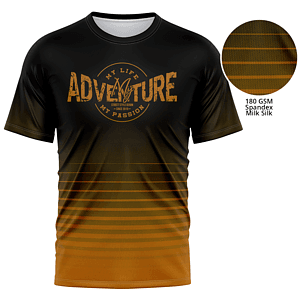 Unisex 180 GSM Spandex Milk Silk Sublimation Performance T-shirt