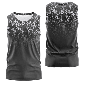 Unisex 160 GSM Football Mesh Performance Sublimation Sleeveless Tank Tops