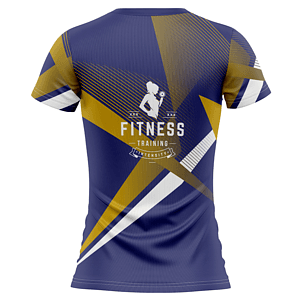Women 150 GSM Flashed V Fabric Performance Sublimation V-Neck Short Sleeve T-shirt