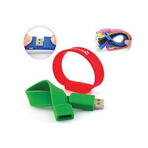 Wristband USB Flash Drives w/ Custom Logo USB Drive