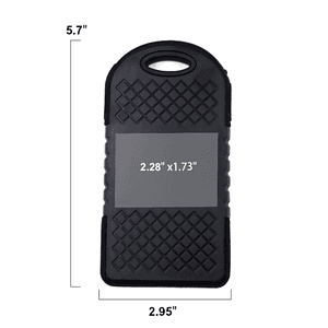 POPULAR 4000 MAH SOLAR POWER BANK WITH CARABINER