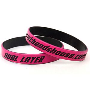 Color Coat Silicone Wristband