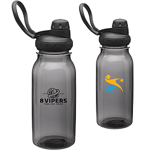 Plastic Water Bottles - 33 oz Sports Bottle w/ Spout Lid