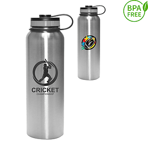41 oz. BPA free Vacuum Sports Water Bottles w/ Tethered Lid