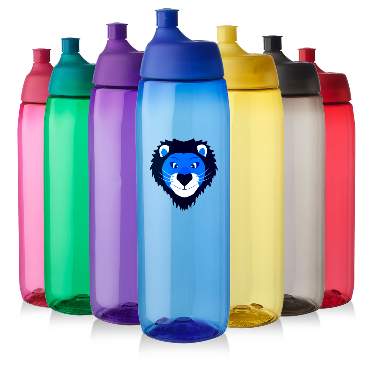 34 oz. Lightweight Single Wall Xitang Plastic Water Bottles