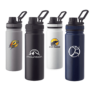 23 oz. Stainless Steel Water Bottle with Easy Carry Loop Handle
