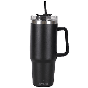 TiTUS® 30 oz Travel Mug, Executive Corduroy Notebook & Pen Gift Set