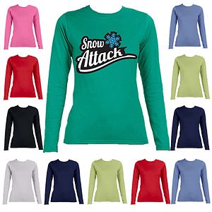 Youth Long Sleeve Winter Full Sleeve T-Shirt 4.5 oz Girls