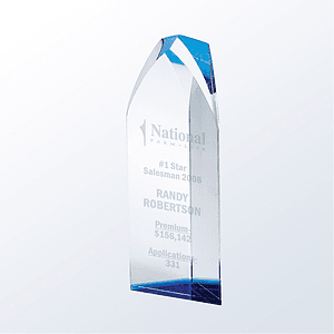 Large Virtue Tower Crystal Award