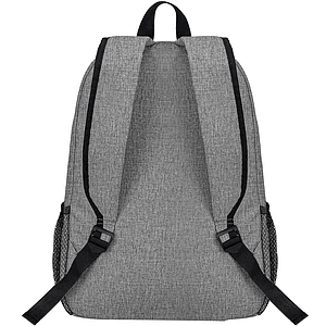 Solid Color Heather Lite Laptop Backpack W/ Braided Handle