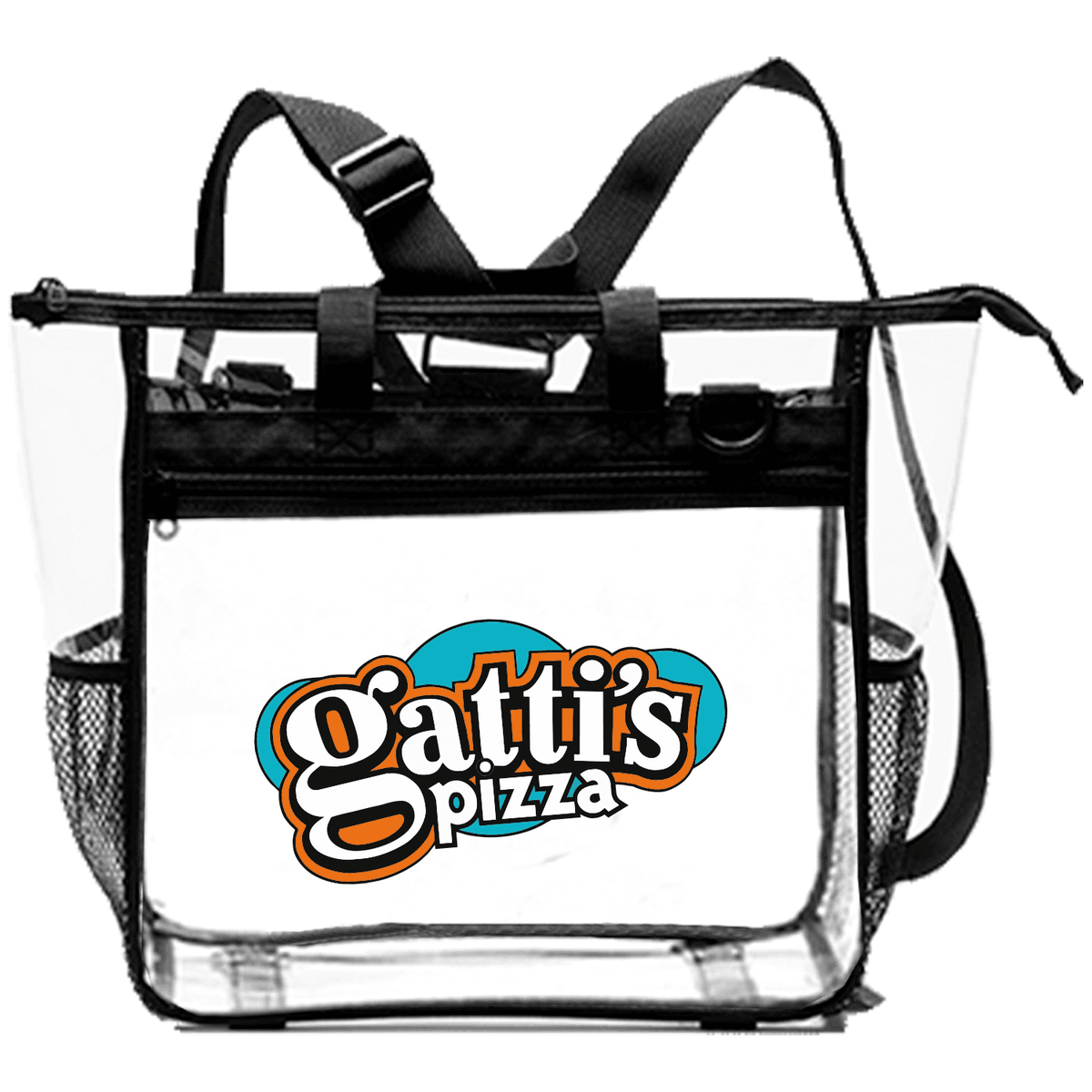 Multi-Clear Convertible Tote & Messenger Backpack (12” x 12” x 6”)