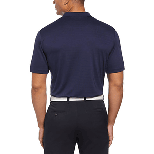 Callaway® Eco Horizontal Textured UPF 50+ Men's Golf Polo Shirt with Custom Logo