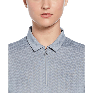 Callaway® All Over Stitched Moisture Wicking Women's Chev Polo Shirt with Custom Logo