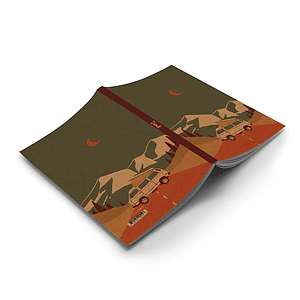 Denik® USA-Made Recycled Executive Layflat A5 Kraft Notebook