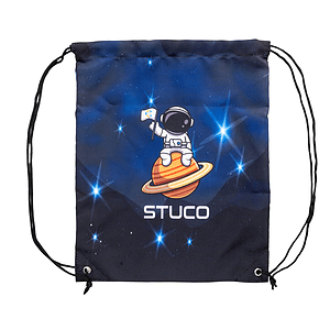 6 Oz Sublimated Poly Canvas Drawstring Cinch Up Backpack (14" x 17")