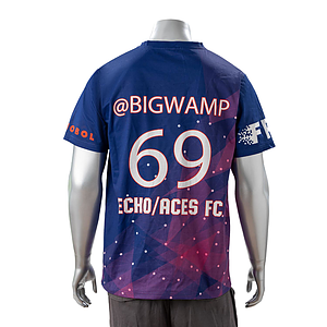 100% Cotton Full Color Pigmented Digital Print Men's Short Sleeve T-Shirt - 5.3 oz