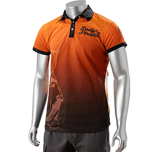 100% Cotton Full Color Pigmented Digital Print Men's Polo - 5.3 oz