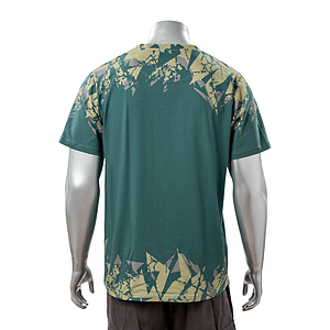 100% Cotton Full Color Reactive Digital Print Men's Short Sleeve T-Shirt - 5.3 oz