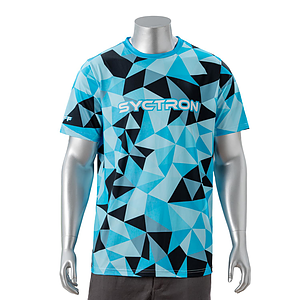 100% Cotton Full Color Reactive Digital Print Men's Short Sleeve T-Shirt - 5.3 oz