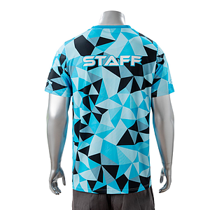 100% Cotton Full Color Reactive Digital Print Men's Short Sleeve T-Shirt - 5.3 oz