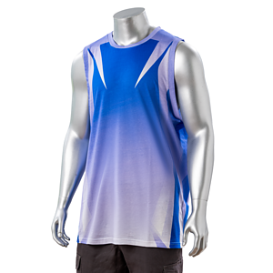 100% Cotton Full Color Reactive Digital Print Men's Tank Top - 5.3 oz