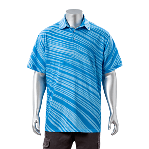 100% Cotton Full Color Reactive Digital Print Men's Polo - 5.3 oz