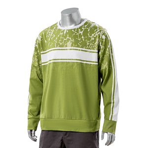 100% Cotton Full Color Reactive Digital Print Men's Sweatshirt - 7.4 oz