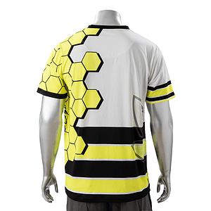 75D Milk Silk Full Color Fluorescent Digital Print Men's Short Sleeve T-Shirt