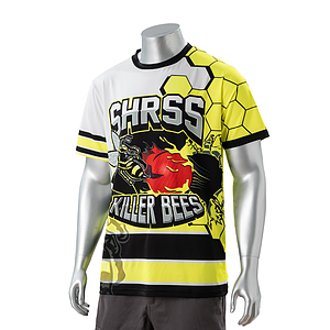 75D Milk Silk Full Color Fluorescent Digital Print Men's Short Sleeve T-Shirt