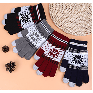 Adult Female Gloves w/ 3 Finger Touch