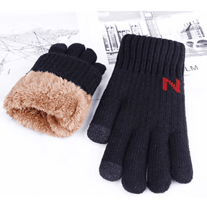 Thick Adult Gloves w/ 2 Finger Touch
