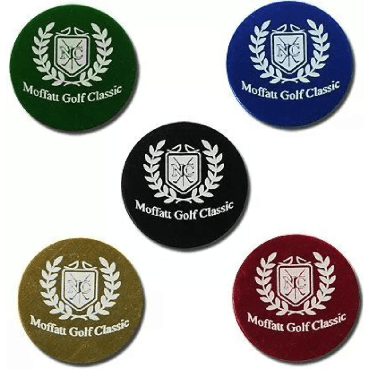 Aluminum Engraved Golf Ball Marker