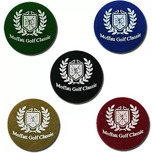 Aluminum Engraved Golf Ball Marker