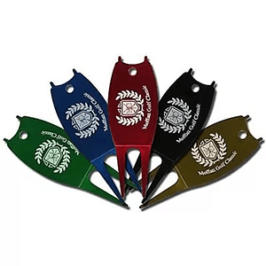 Aluminum Laser Engraved Divot Tool