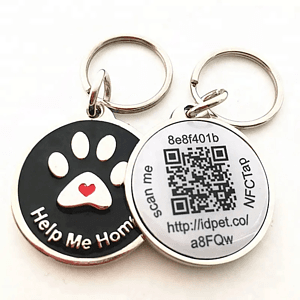 iTAGL Smart NFC Digital Business Epoxy Keyring