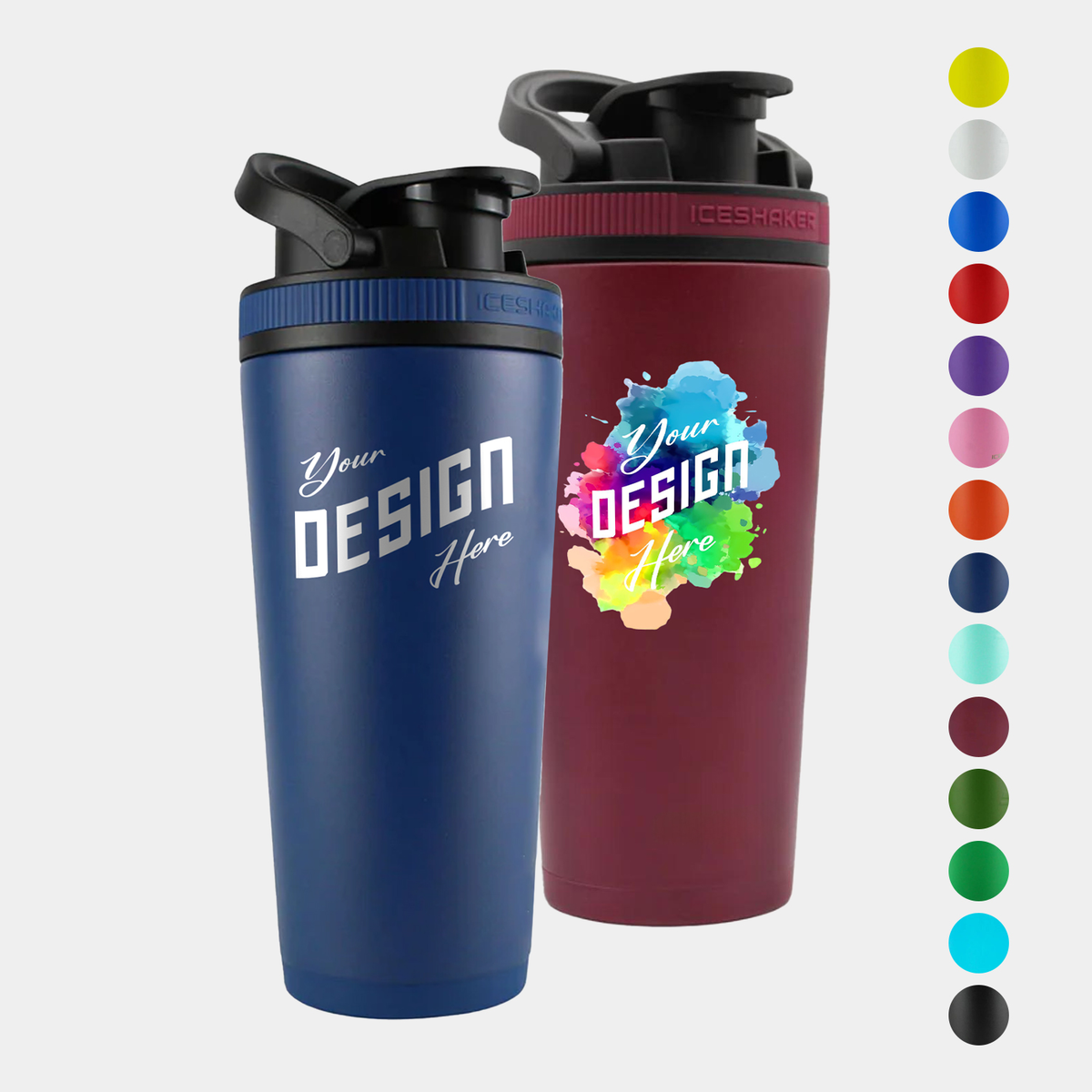 26 oz Ice Shaker® Stainless Steel Insulated Protein Shaker Bottle