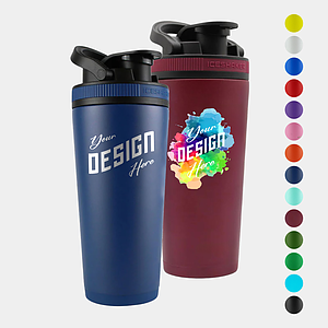 26 oz Ice Shaker® Stainless Steel Insulated Protein Shaker Bottle