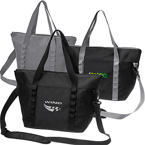 Insulated Lunch Bag with Crossbody Strap and Pockets