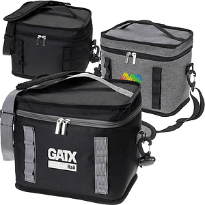 Insulated Lunch Bag w/ Top Handle & Crossbody Strap