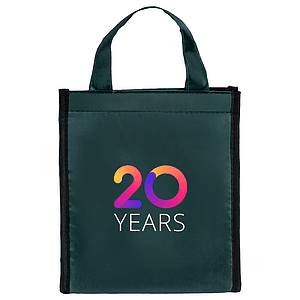 210D Insulated Lunch Tote Bag w/ Self Fabric Handles