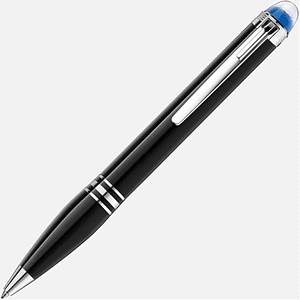 MONTBLANC® Starwalker Luxury Ball Point Blue Translucent Dome Pen w/ Gift Box