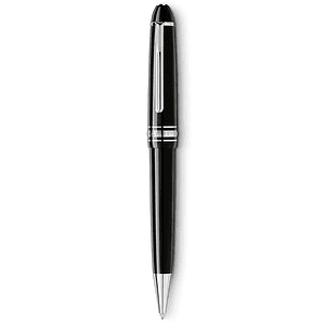 MONTBLANC® Legrand Luxury Ball Point Black & Platinum Trim Pen w/ Gift Box
