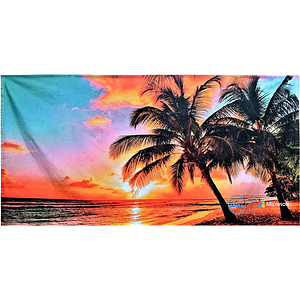 35″ X 60″ Sublimated Silk Touch Velour Beach Towel