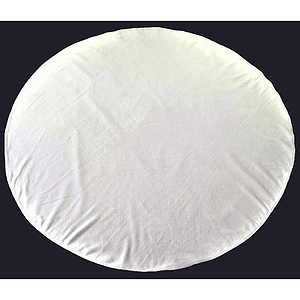 59" Round Premium Sublimated Silk Touch Velour Beach Towel