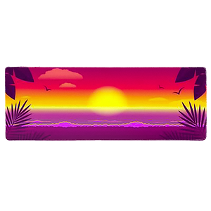 11.8" x 31.5" 3MM Gaming Mouse Pad with Rubber Backing