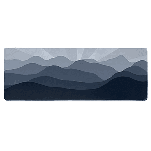 11.8" x 31.5" 3MM Gaming Mouse Pad with Rubber Backing